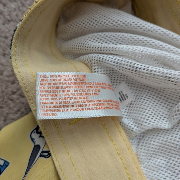 Cat & Jack Target Youth Boys Yellow Seagull Swim Trunks Small 6 / 7 - Picture 8 of 12